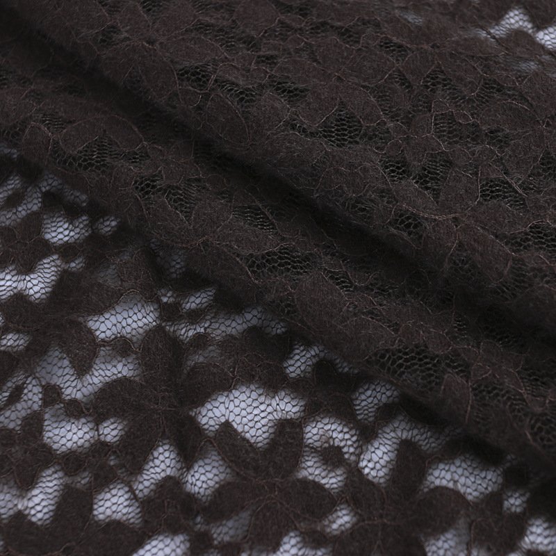 Lace Fabric Feather Jacquard Nylon Warp Knit for Women's Wear Wholesal 6